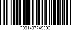 Código de barras (EAN, GTIN, SKU, ISBN): '7891437749333'