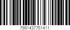 Código de barras (EAN, GTIN, SKU, ISBN): '7891437751411'