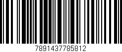Código de barras (EAN, GTIN, SKU, ISBN): '7891437785812'