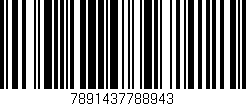 Código de barras (EAN, GTIN, SKU, ISBN): '7891437788943'