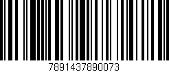 Código de barras (EAN, GTIN, SKU, ISBN): '7891437890073'