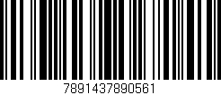 Código de barras (EAN, GTIN, SKU, ISBN): '7891437890561'