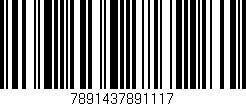 Código de barras (EAN, GTIN, SKU, ISBN): '7891437891117'