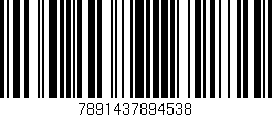 Código de barras (EAN, GTIN, SKU, ISBN): '7891437894538'