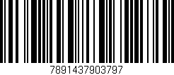 Código de barras (EAN, GTIN, SKU, ISBN): '7891437903797'