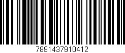 Código de barras (EAN, GTIN, SKU, ISBN): '7891437910412'