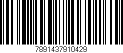 Código de barras (EAN, GTIN, SKU, ISBN): '7891437910429'