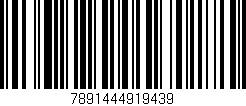 Código de barras (EAN, GTIN, SKU, ISBN): '7891444919439'