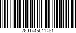 Código de barras (EAN, GTIN, SKU, ISBN): '7891445011491'