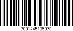 Código de barras (EAN, GTIN, SKU, ISBN): '7891445195870'