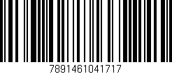 Código de barras (EAN, GTIN, SKU, ISBN): '7891461041717'