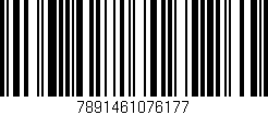 Código de barras (EAN, GTIN, SKU, ISBN): '7891461076177'
