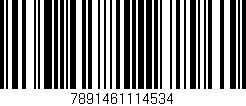 Código de barras (EAN, GTIN, SKU, ISBN): '7891461114534'