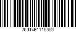 Código de barras (EAN, GTIN, SKU, ISBN): '7891461119898'