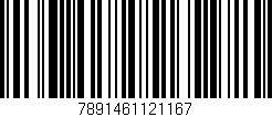 Código de barras (EAN, GTIN, SKU, ISBN): '7891461121167'