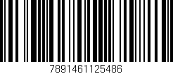 Código de barras (EAN, GTIN, SKU, ISBN): '7891461125486'