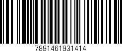 Código de barras (EAN, GTIN, SKU, ISBN): '7891461931414'
