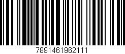 Código de barras (EAN, GTIN, SKU, ISBN): '7891461962111'