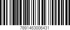 Código de barras (EAN, GTIN, SKU, ISBN): '7891463006431'