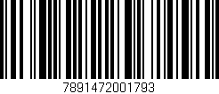 Código de barras (EAN, GTIN, SKU, ISBN): '7891472001793'