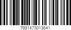 Código de barras (EAN, GTIN, SKU, ISBN): '7891473013641'