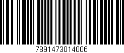 Código de barras (EAN, GTIN, SKU, ISBN): '7891473014006'
