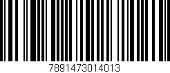 Código de barras (EAN, GTIN, SKU, ISBN): '7891473014013'