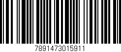 Código de barras (EAN, GTIN, SKU, ISBN): '7891473015911'