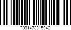 Código de barras (EAN, GTIN, SKU, ISBN): '7891473015942'