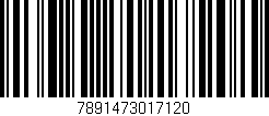 Código de barras (EAN, GTIN, SKU, ISBN): '7891473017120'