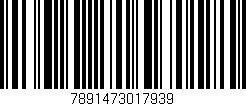 Código de barras (EAN, GTIN, SKU, ISBN): '7891473017939'