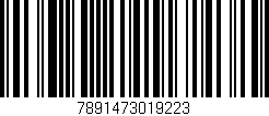 Código de barras (EAN, GTIN, SKU, ISBN): '7891473019223'