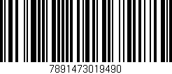 Código de barras (EAN, GTIN, SKU, ISBN): '7891473019490'