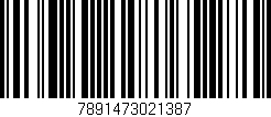 Código de barras (EAN, GTIN, SKU, ISBN): '7891473021387'