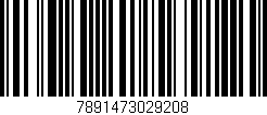 Código de barras (EAN, GTIN, SKU, ISBN): '7891473029208'