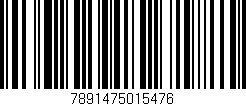 Código de barras (EAN, GTIN, SKU, ISBN): '7891475015476'