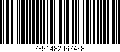 Código de barras (EAN, GTIN, SKU, ISBN): '7891482067468'
