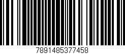 Código de barras (EAN, GTIN, SKU, ISBN): '7891485377458'