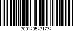Código de barras (EAN, GTIN, SKU, ISBN): '7891485471774'