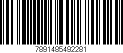 Código de barras (EAN, GTIN, SKU, ISBN): '7891485492281'