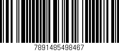 Código de barras (EAN, GTIN, SKU, ISBN): '7891485498467'