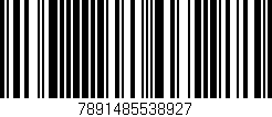 Código de barras (EAN, GTIN, SKU, ISBN): '7891485538927'