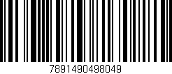 Código de barras (EAN, GTIN, SKU, ISBN): '7891490498049'