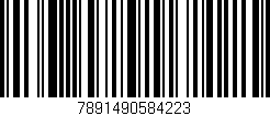Código de barras (EAN, GTIN, SKU, ISBN): '7891490584223'
