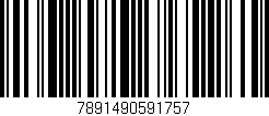 Código de barras (EAN, GTIN, SKU, ISBN): '7891490591757'