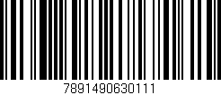 Código de barras (EAN, GTIN, SKU, ISBN): '7891490630111'