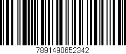 Código de barras (EAN, GTIN, SKU, ISBN): '7891490652342'
