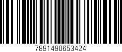 Código de barras (EAN, GTIN, SKU, ISBN): '7891490653424'