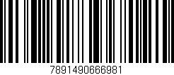 Código de barras (EAN, GTIN, SKU, ISBN): '7891490666981'