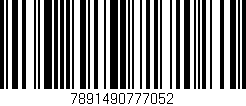 Código de barras (EAN, GTIN, SKU, ISBN): '7891490777052'